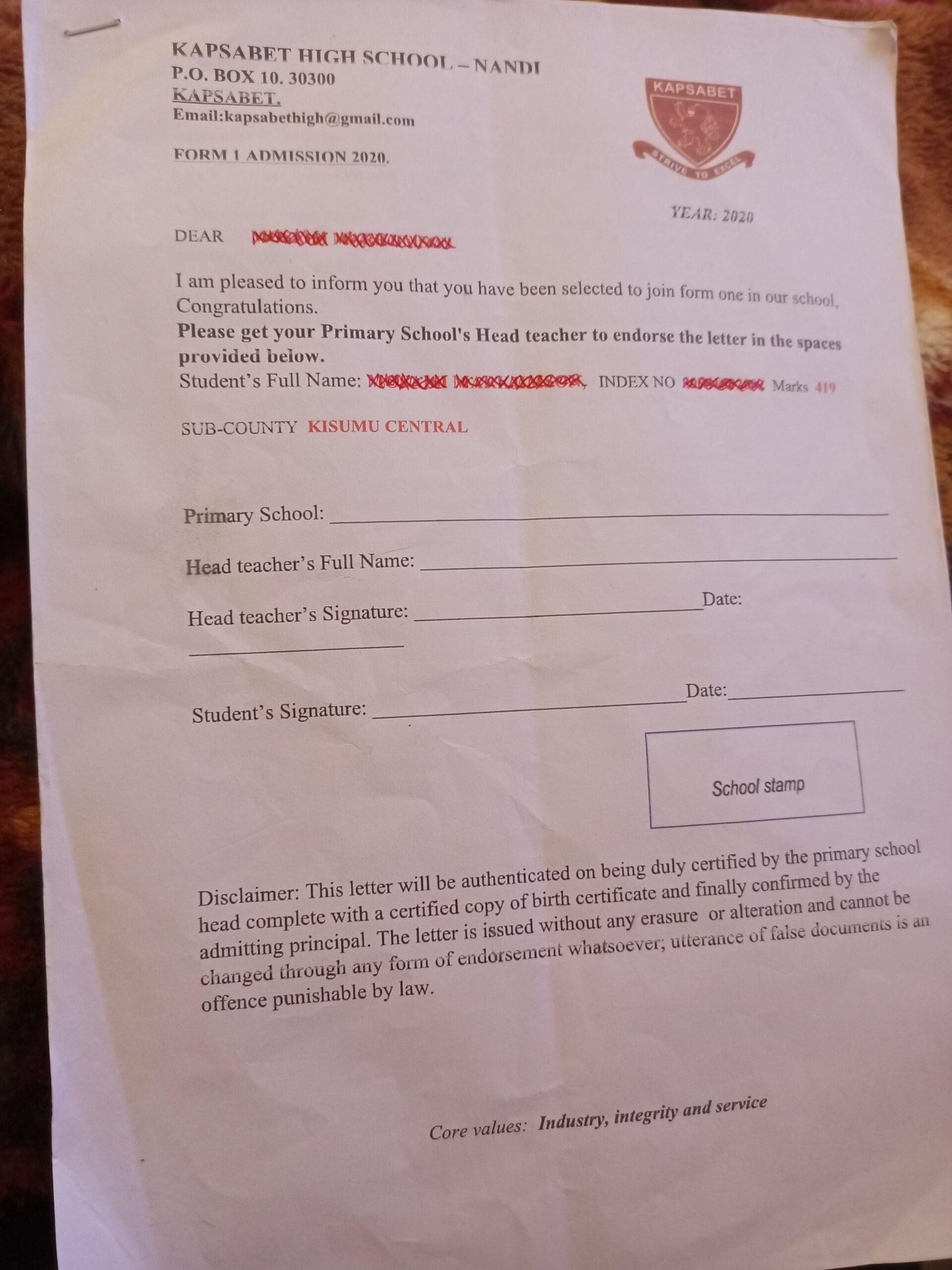 KAPSABET BOYS HIGH SCHOOL, NANDI: KCSE RESULTS, KNEC CODE, CONTACT, ADMISSIONS, NOTABLE ALUMNI, LOCATION, PAY BILL, FEES, ACCOUNT NUMBER, UNIFORM & ANTHEM