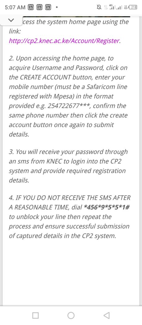 Unlocking 2022/2023 Knec  CP2 Account; Knec Releases New Guidelines to Help Supervisors and Invigilators Solve Registration on CP2 Portal Hiccups