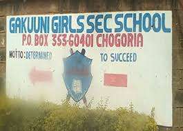 Gakuuni Girls High School Online KCSE Results-Performance Analysis and Ranking by Knec