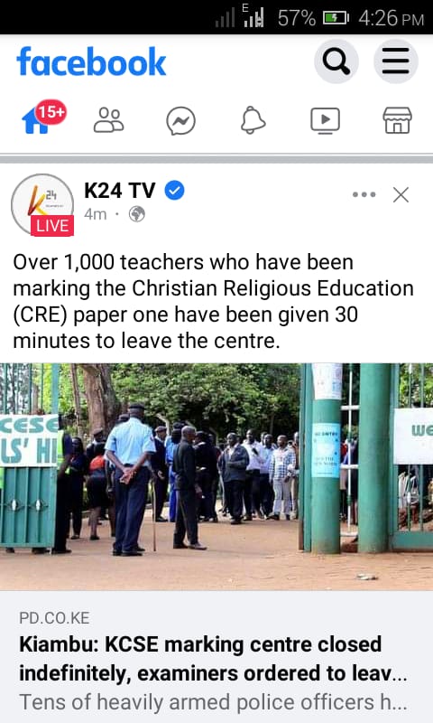 KCSE Marking Halted at Mang'u Girls Following Examiners' Strike