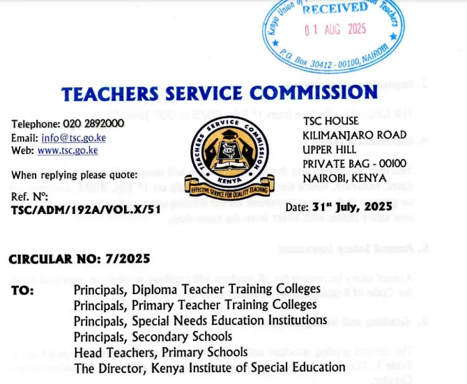 TSC new CBA 2025 to 2029