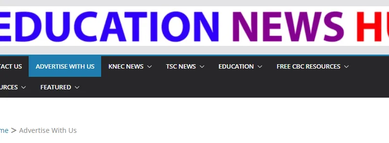 Advertise with Educationnewshub.co.ke