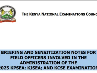 Knec Exams Briefing Notes 2025