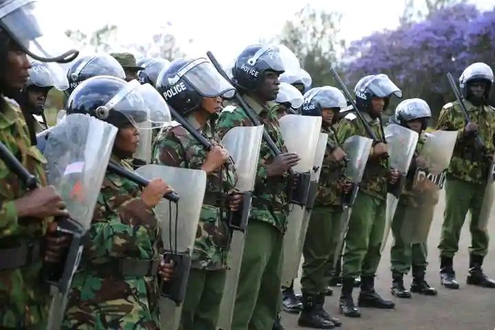 Police Officers in Kemya.