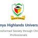 KENYA HIGHLANDS EVANGELICAL UNIVERSITY- COURSES, FEES & PROSPECTUS FOR 2026/ 2027