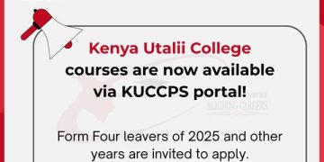 KUCCPS Opens Application for Kenya Utalii College Courses for 2026 Intake