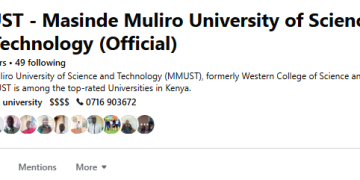 MASINDE MULIRO UNIVERSITY OF SCIENCE & TECHNOLOGY- COURSES, FEES & PROSPECTUS FOR 2026/ 2027