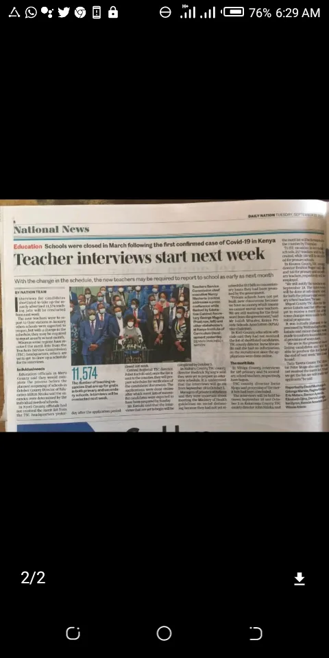 Good News to TSC Interviewees as Merit Lists, Interview Dates Get Released