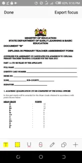 Fee Structure For Diploma in Primary Teacher Education (DPTE) Upgrade September Intake