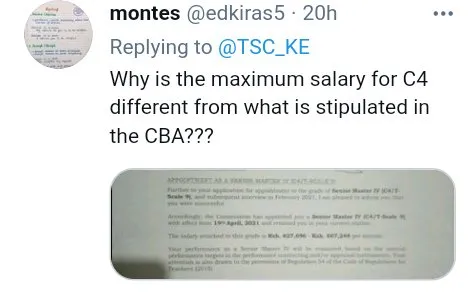 TSC Salaries Shocker for Promoted Teachers Following a Huge Disparity Between the Pay Rise Stated in their Promotion Letters and Teachers' CBA