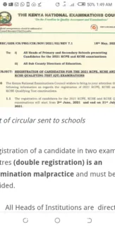 KCPE and KCSE 2021 registration guidelines and deadline