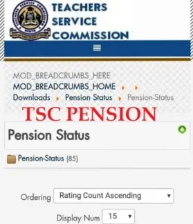 TSC Retirement /Service exits under Teacher service commission, TSC