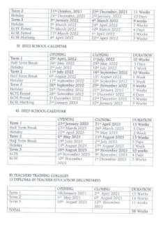 KCPE, KCSE 2022 Examinations: 8-4-4 learners to sit four exams as CBC pioneers enter key grade