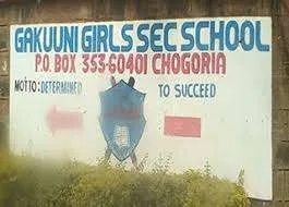 Gakuuni Girls High School Online KCSE Results-Performance Analysis and Ranking by Knec