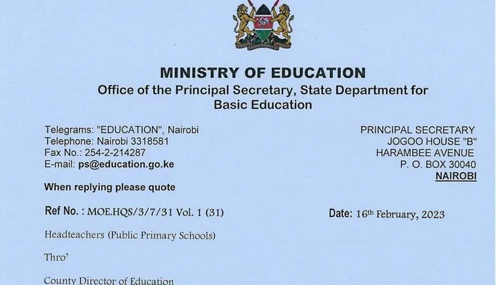 Junior Secondary School JSS Bank Account; How to Open a JSS Bank Account in Kenya, Education Ministry issues circular