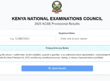 KCSE 2025 Results Checking Online Portal